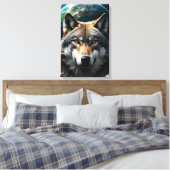 Toile Loup solitaire (Insitu(Chambre))