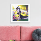 Toile Loup veuve de guerre (Insitu(Salon))