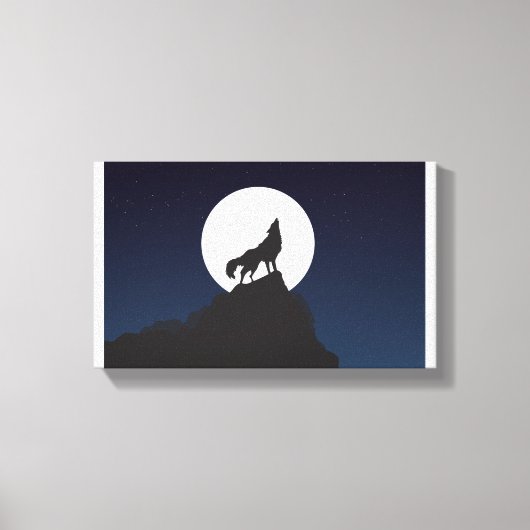 Toile Loup | Zazzle_Growshop. (Recto)