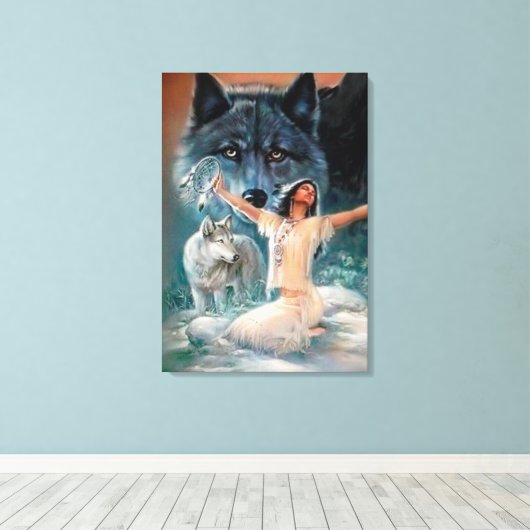 Toile Loups (Insitu (Plancher de Bois))