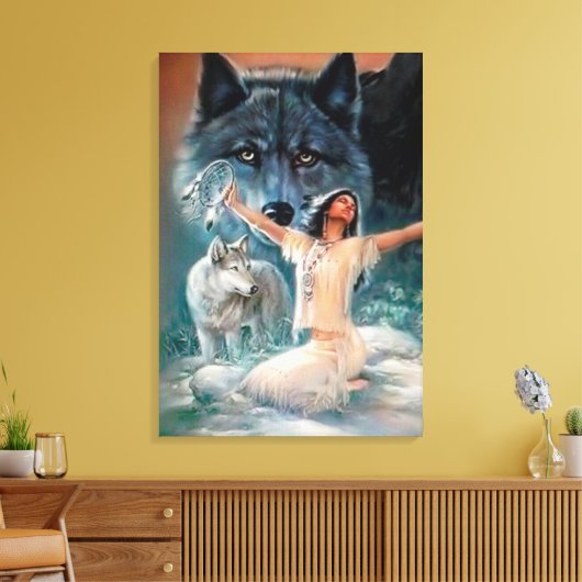 Toile Loups (Insitu(Salon))