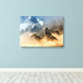 Toile Loups (Insitu (Plancher de Bois))