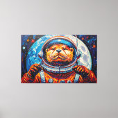 TOILE LOUTRE DANS L'ESPACE-4 (Recto)