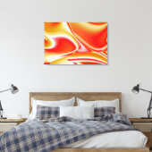 Toile Love and Gold Abstrait 3D Rainbowart (Insitu(Chambre))