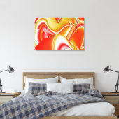 Toile Love and Gold Abstrait 3D Rainbowart (Insitu(Chambre))