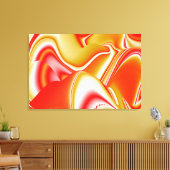 Toile Love and Gold Abstrait 3D Rainbowart (Insitu(Salon))