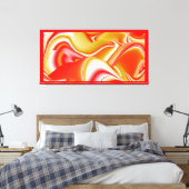Toile Love and Gold Abstrait 3D Rainbowart (Insitu(Chambre))