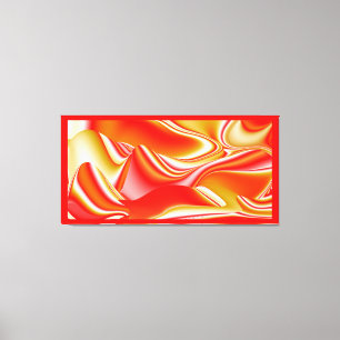 Toile Love and Gold Abstrait 3D Rainbowart