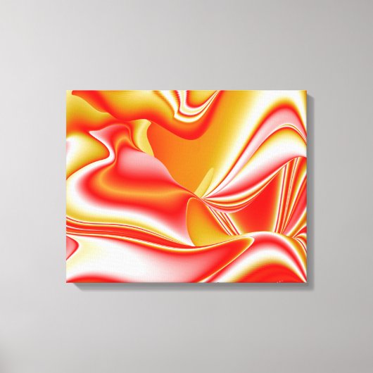 Toile Love and Gold Abstrait 3D Rainbowart (Recto)