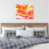 Toile Love and Gold Abstrait 3D Rainbowart (Insitu(Chambre))