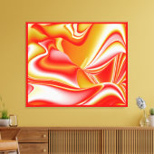 Toile Love and Gold Abstrait 3D Rainbowart (Insitu(Salon))