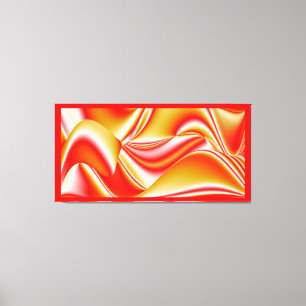 Toile Love and Gold Abstrait 3D Rainbowart