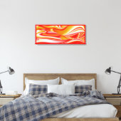 Toile Love and Gold Abstrait 3D Rainbowart (Insitu(Chambre))