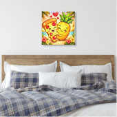 Toile Love at First Slice - Pizza Meets Pineapple (Insitu(Chambre))