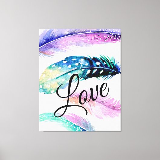 Toile Love Feathers (Recto)