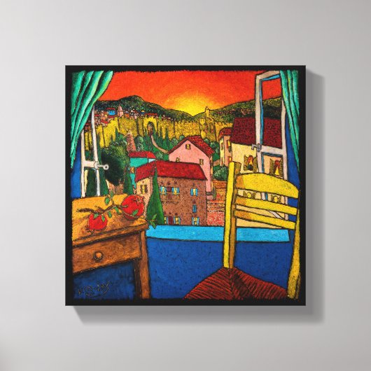 Toile Love for Jerusalem, Jonathan Kis-Lev Canvas Imprim (Recto)