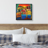 Toile Love for Jerusalem, Jonathan Kis-Lev Canvas Imprim (Insitu(Chambre))