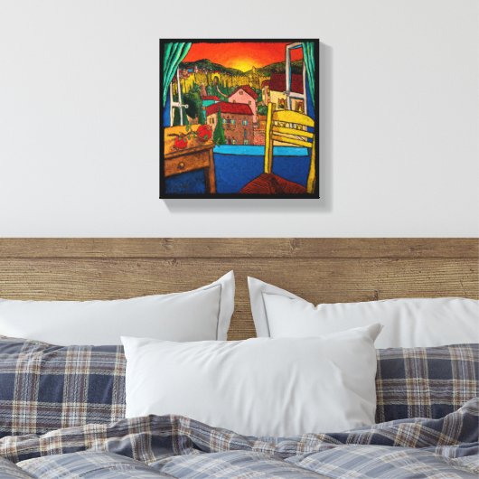 Toile Love for Jerusalem, Jonathan Kis-Lev Canvas Imprim (Insitu(Chambre))
