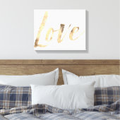 Toile Love Gold White Inspirational Citations (Insitu(Chambre))