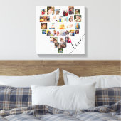 Toile Love Heart 29 Photo Collage Petit Carré (Insitu(Chambre))