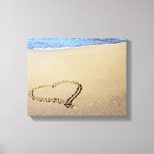 Toile Love Heart Beach (Recto)
