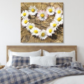 Toile Love Heart Daisies (Insitu(Chambre))