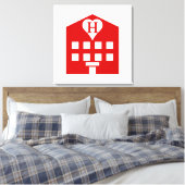 Toile Love Hotel Japanese Emoji (Insitu(Chambre))