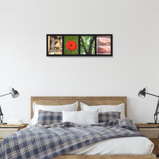 Toile Love Nature Elements Creative Mounvas Canvas Impri (Insitu(Chambre))