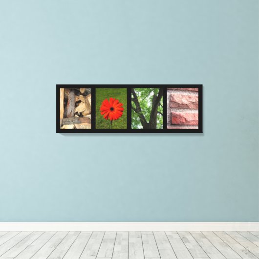 Toile Love Nature Elements Creative Mounvas Canvas Impri (Insitu (Plancher de Bois))