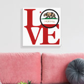 Toile LOVE Nob Hill Art (Insitu(Salon))
