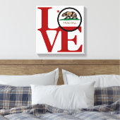 Toile LOVE Nob Hill Art (Insitu(Chambre))