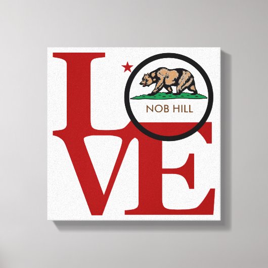 Toile LOVE Nob Hill Art (Recto)
