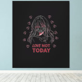 TOILE LOVE NOT TODAY (Insitu (Plancher de Bois))