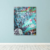 Toile Love Prague mur Graffiti Street art, réel urbain (Insitu (Plancher de Bois))