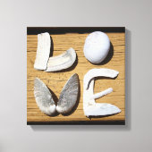 Toile LOVE Sea Shell Canvas Print (Recto)