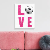 Toile Love Soccer (Insitu(Salon))