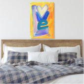 Toile Love Spring Stack Painting Prints (Moyen) (Insitu(Chambre))