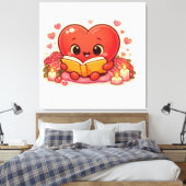 Toile Love Stories Begin Within the Heart (Insitu(Chambre))