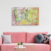 Toile Love Summer Glow Peinture Canvas Imprimer (Insitu(Salon))