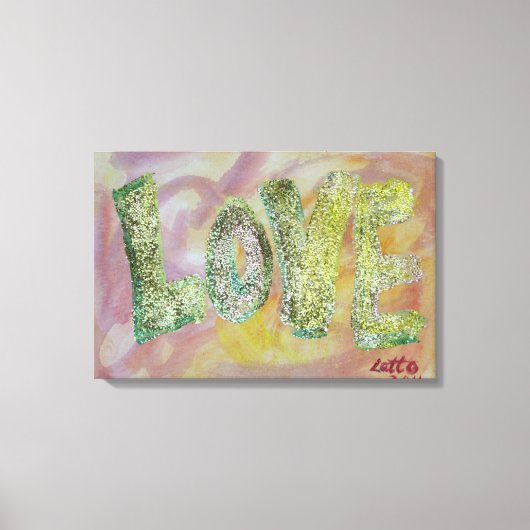 Toile Love Summer Glow Peinture Canvas Imprimer (Recto)