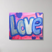 Love Sweet Candy Word Artwork Peinture
