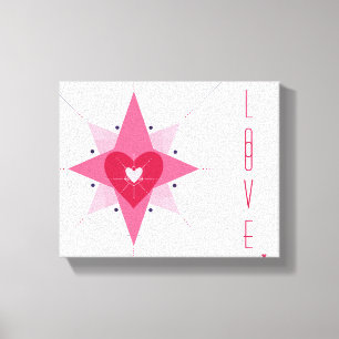 Toile LOVE Valentines Day Cadeau spécial Quelqu'un vous-