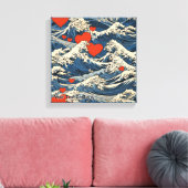 Toile Love Waves Off Kanagawa (Insitu(Salon))