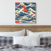 Toile Love Waves Off Kanagawa (Insitu(Chambre))