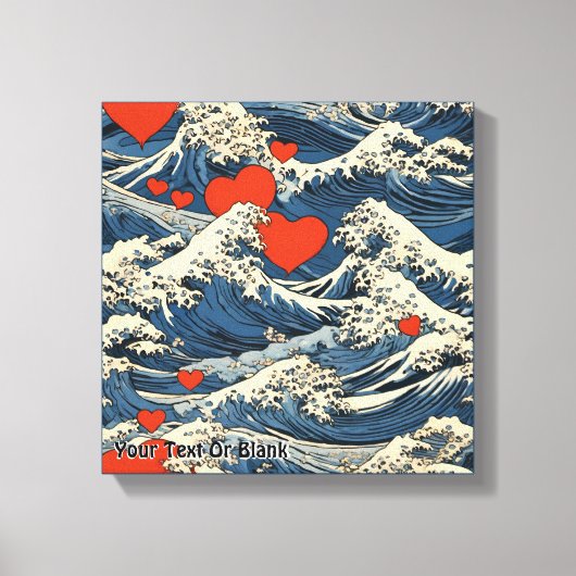 Toile Love Waves Off Kanagawa (Recto)