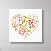 Toile Love Word Cloud (Recto)