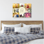 Toile Loved Beyond Words Memorial Photo Collage naturel (Insitu(Chambre))