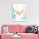 Toile Lovely Llamas II (Insitu(Salon))