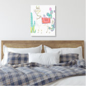 Toile Lovely Llamas V (Insitu(Chambre))
