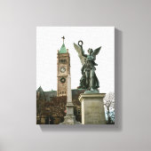 TOILE LOWELL MASSACHUSETTS CITY HALL WRAPEE CANVAS (Recto)